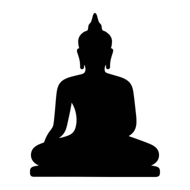 Buda 'nın Meditasyon Silüeti Ruhaniliği, Farkındalığı ve İç Barışı Temsil Ediyor