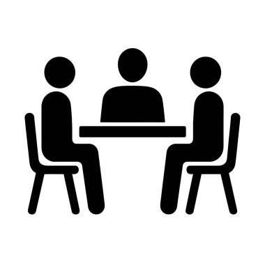 Simge iş konferansı masa çalışması işbirliği tartışma insanlar grup röportajı 100 char