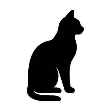 Kedi Silueti Zarif Gizem ve Hayvan Sembolizminin Temsil Edilmesi
