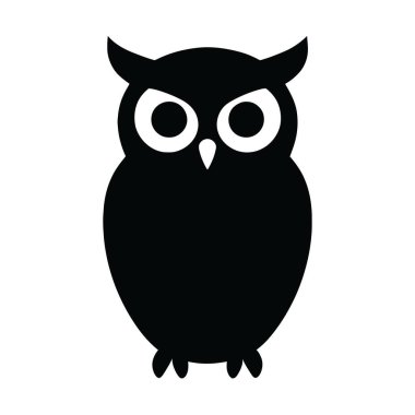 Baykuş Silueti Bilgelik Gizemi ve Gece Varlığının Temsil Edilmesi