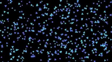 Duvar kağıdı veya şablon kullanımı için mavi ve mor şekilli soyut üçgen arkaplan dizaynı