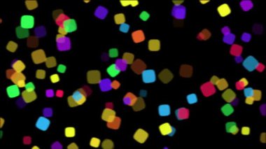 Renkli kareler arka plan soyut sanat tasarımı dijital duvar kağıdı animasyonu modern geometrik desen çizimi