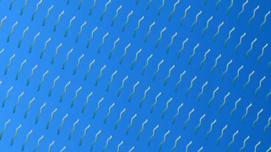 Duvar kağıdı veya soyut sanat ve dijital tasarım kullanımı için dalgalı çizgiler desen tasarımına sahip mavi arkaplan