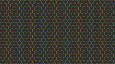 Sarı bal peteği desenli arkaplan deseni soyut tasarım grafik vektör resimleme duvar kağıdı şablonu