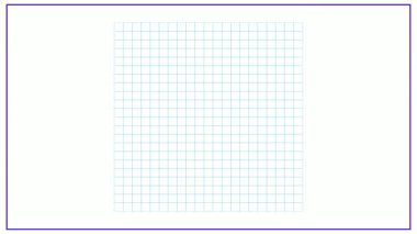 a coordinate plane with x and y axis on a grid paper for mathematical representation and plotting data