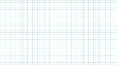a clean white graph paper with a grid of thin blue lines creating squares across the entire surface area
