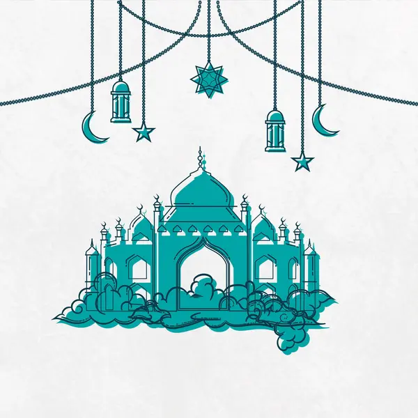 Latar Belakang Veestetika Ramadhan — стоковый вектор
