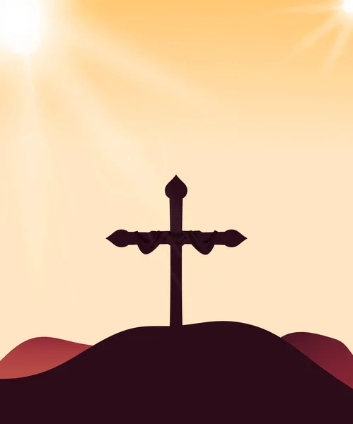 Vecteur Ascension Jésus Christ — Image vectorielle