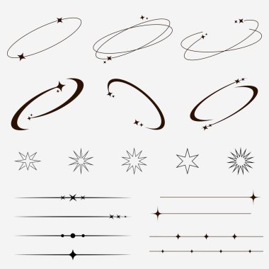 Y2K element set Retro futuristic vector for streetwear and urban style t-shirt design, hoodies, etc.	