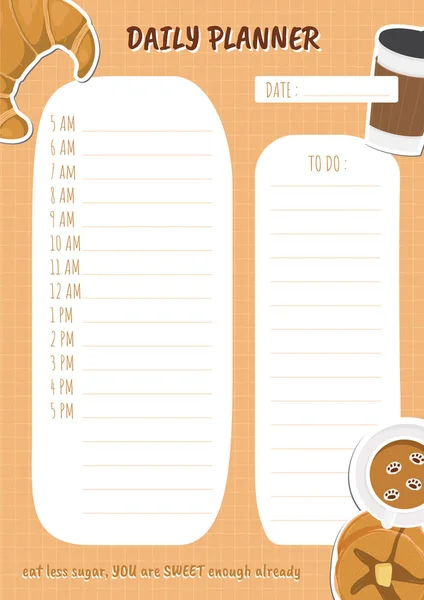 面包店和咖啡文件模板 — 图库矢量图片
