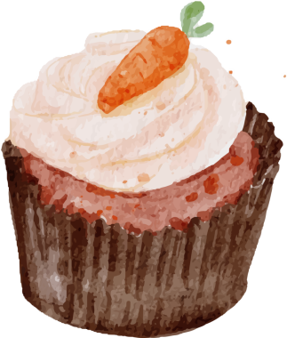 suluboya pastel tatlı meyveli kek krem peynirli havuçlu kek.