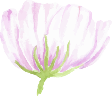 suluboya el çiçekli elementleri çizdi