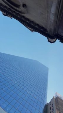 New York 'ta çağdaş mimari ve tasarımı gözler önüne seren modern gökdelenlerin çarpıcı manzarası