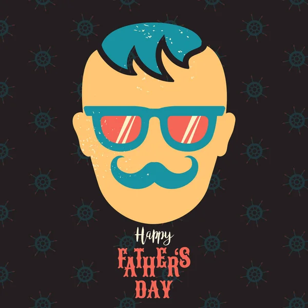 Happy Father Day Social Media Template — Stock Photo, Image