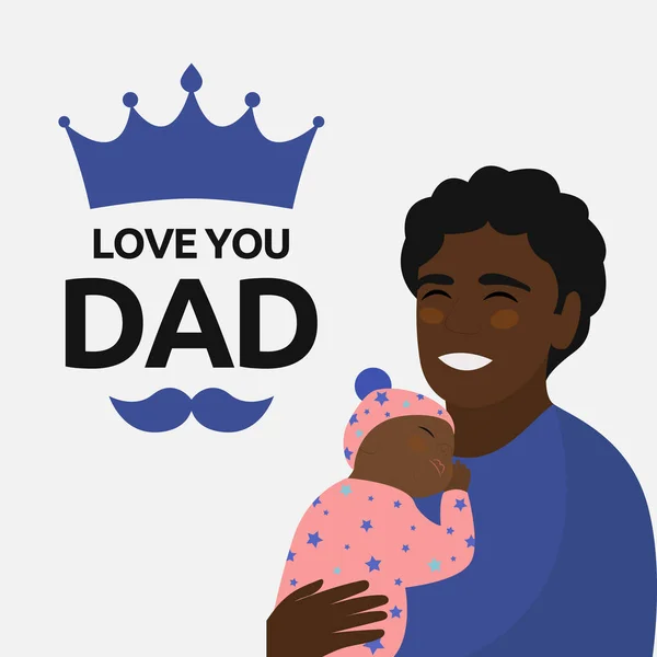 Selamat Hari Ayah Templat Media Sosial — Stok Foto