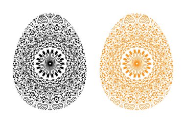 Sosyal medya ve mandala sanatı için arabesk deseni.