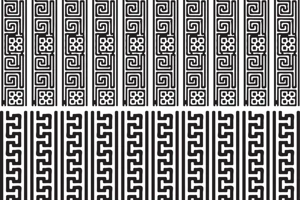 Greek key pattern square frame collection. Decorative ancient meander, Greece border ornamental set with repeated geometric motif and circle greek for textile pattern, social media template, banners, cup, mug, wall texture, backgrounds, t-shirt print