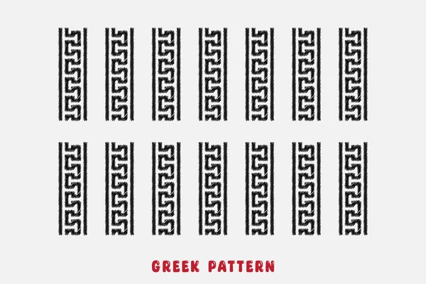 Greek key pattern square frame collection. Decorative ancient meander, Greece border ornamental set with repeated geometric motif and circle greek for textile pattern, social media template, banners, cup, mug, wall texture, backgrounds, t-shirt print