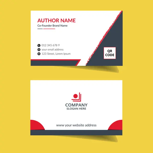 Business card for social media and printed media.