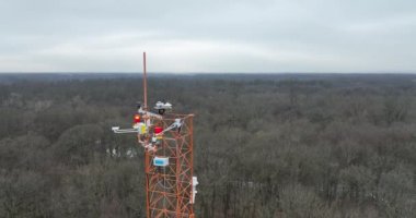 Station science technology winter snow frost snowfall eddy covariance, snowy sunshine pyranometer, measurement, Sunshine pyranometer measurement incoming diffuse solar radiation, systems consist sonic