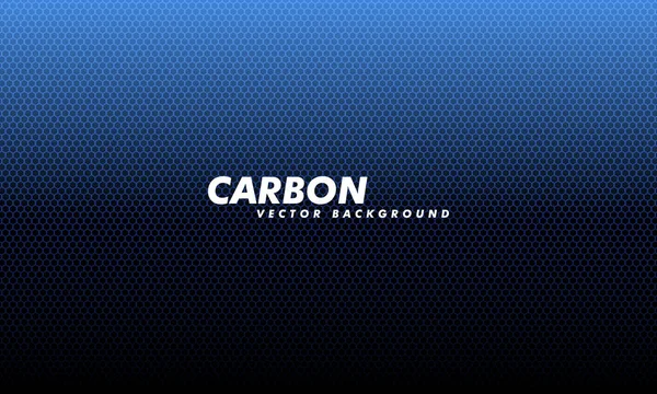 Carboon Hintergrund Mit Sechsecken Moderne Illustration Marineblaues Wabenmetall Textur Stahl — Stockvektor