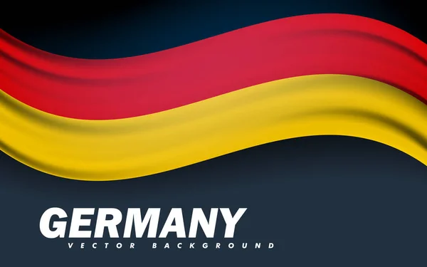 Bandiera Della Germania Sfondo Giorno Dell Indipendenza Altri Eventi Disegno — Vettoriale Stock