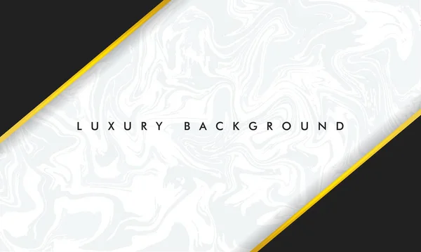 Marmurowe Tło Elegancki Design Czarno Białych Kolorach Złotem Użyj Pokrycia — Wektor stockowy