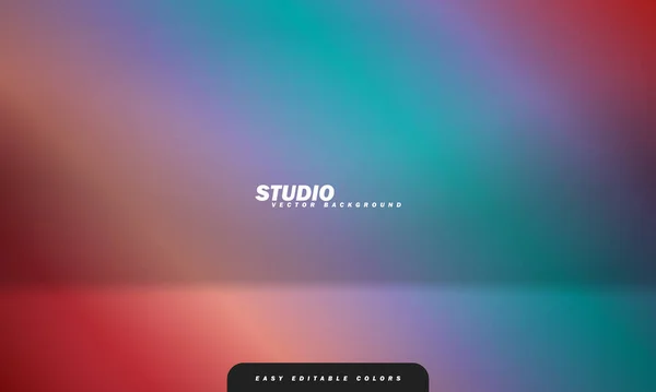 Leerer Farbiger Studioraum Hintergrund Der Als Hintergrund Für Die Anzeige Vektorgrafiken