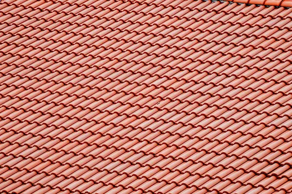 Roofing Texture Red Corrugated Tile Element Roof Seamless Pattern Stock Image