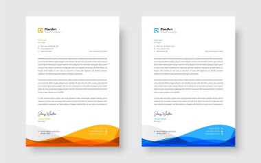 Kurumsal modern antetli tasarım, yaratıcı modern baş tasarım şablonu