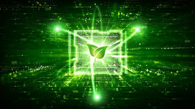 Yeşil Hesaplama ve Hesaplama Sürdürülebilirliği - Çevresel Sürdürülebilir Bilgisayar ve Bilgi Teknolojisinin Tasarımı ve Uygulaması - Kavramsal İllüstrasyon