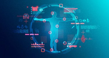 HealthTech and Health Care Analytics - The Usage of Technology and Data Analysis to Improve Patient Care and Healthcare Administration - Conceptual Illustration