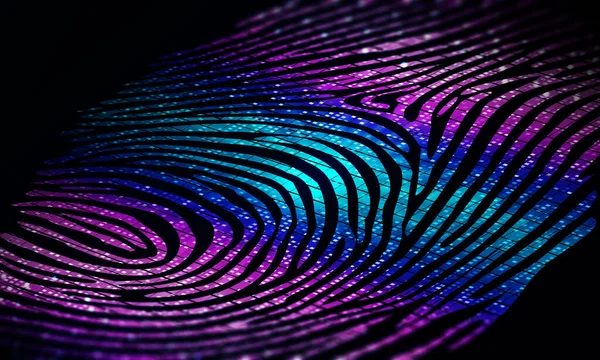 Digital Identity - Digital Fingerprint - Online Representation of the Characteristics and Personal Information of an Individual - Conceptual Illustration