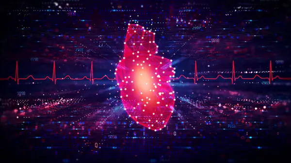 Cardiologia Precisão Cardioinformática Cuidados Cardiovasculares Adaptados Com Base Dados Individuais — Fotografia de Stock