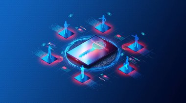 Davranış Biyometri Konsepti - Bireyleri Etkinliklerindeki Eşsiz Desenlere ve Davranışlarına göre Tanımlayan Güvenlik Teknolojisi - 3D Resimleri