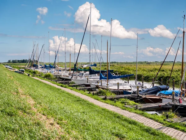 Durgerdam Paesi Bassi Agosto 2018 Marina Con Barche Vela Nel — Foto Stock