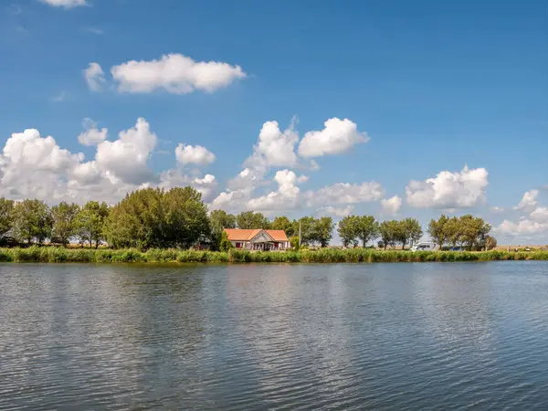 Trintelhaven Hamn Ijsselmeer Belägen Houtribdijk Mellan Enkhuizen Och Lelystad Nederländerna — Stockfoto