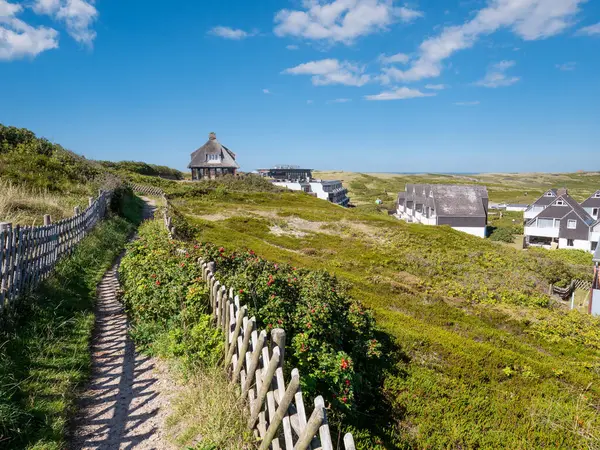 Sylt Germany Sep 2023 Holiday Homes Dunes Hoernum Sylt Island — Stock Photo, Image