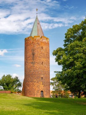 Goose Tower, best-preserved part of Vordingborg Castle ruins, in Vordingborg, South Zealand, Denmark clipart