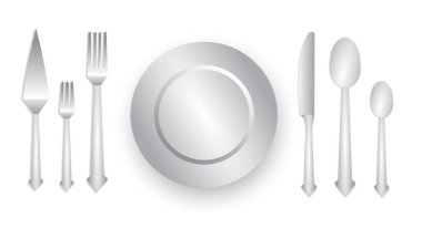 Beyaz arka planda boş beyaz kase. 3B Görüntü