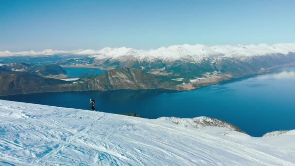 Incroyable Aventure Épique Sur Ski Fond Dans Les Fjords Norvégiens — Video