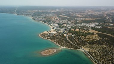 Aydın Didim Akbuk Sapli Adası İHA ile tam tetikte. Türkiye