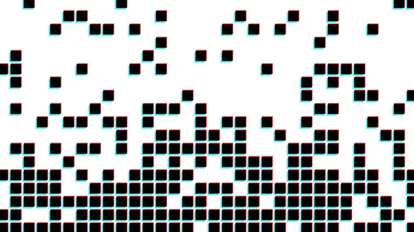 Modèle Pixels Aléatoires Noirs Blancs Avec Effet Pépin Fond Texture — Image vectorielle