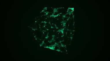 Teknoloji engelleme zinciri kavramı. Kripto para endüstrisinin dinamik akışının görselleştirilmesi. Büyük veri akışı bağlantıları. Ağ bağlantısı yapısı. 3B Hazırlama.
