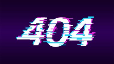 Arıza metin efekti. Ekran arızası VHS etkisi. Veri Erişim Hatası. Siber güvenliği hackliyorum. Vektör illüstrasyonu.