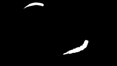 Karanlık arka planda çizgi sıçrama animasyonu. Parçacık patlamasının flaş akışı. Yumuşak hareketli tasarım.