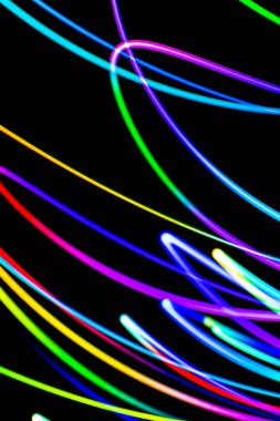 Güzel uzun pozlama ışığı