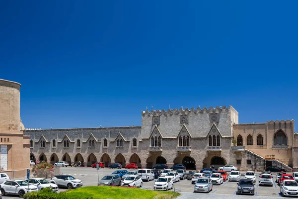 Rhodes Greece July 2021 Former Governor Palace Now Used Building — Stock Photo, Image