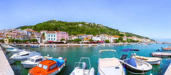 Baska Insel Krk Kroatien Juni 2016 Wunderbare Sommer Panoramalandschaft Küste — Stockfoto