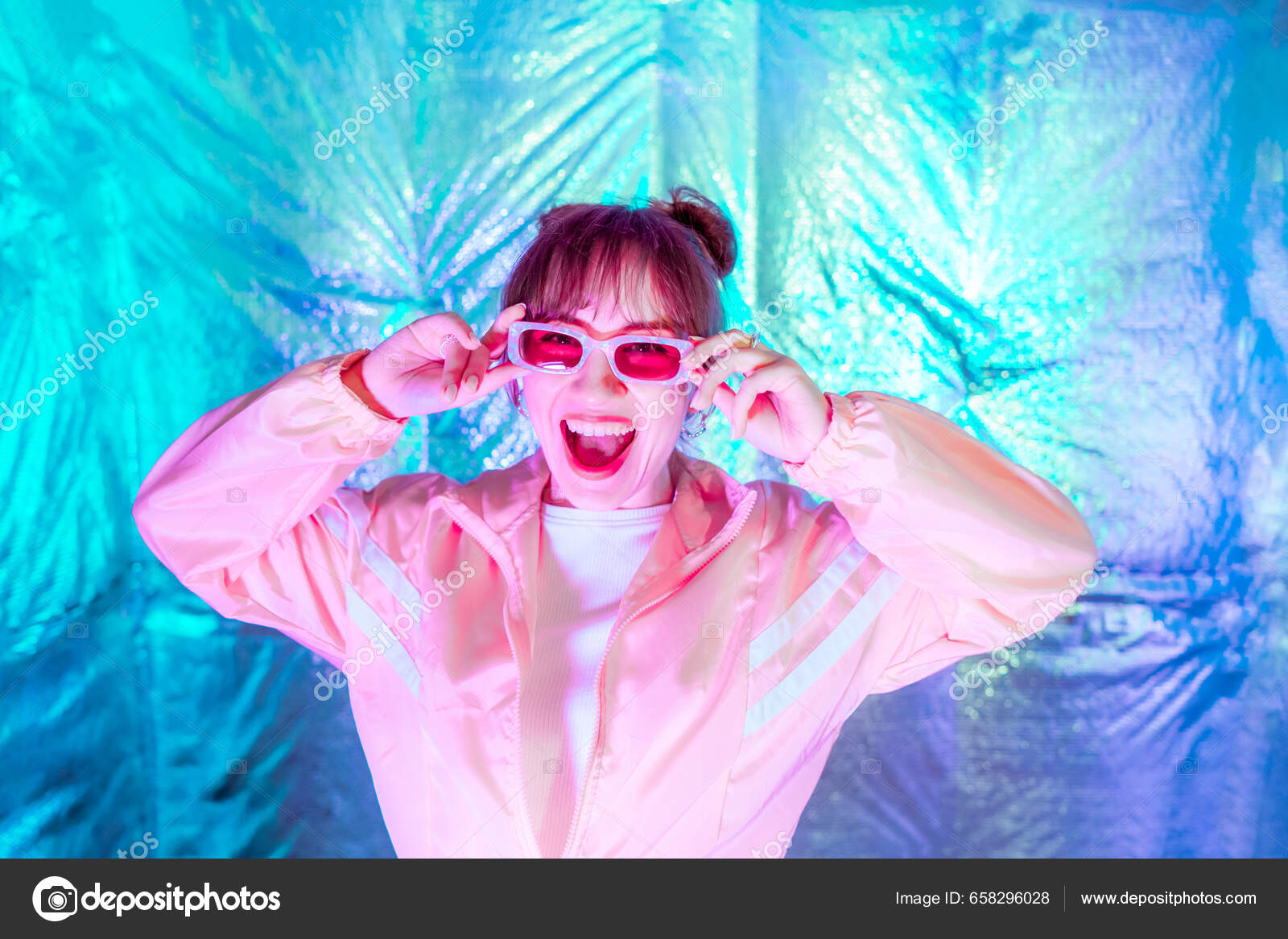 Neon Retro Square Oversize Sunglasses Collection 90s. Stock Vector -  Illustration of fashion, eyesight: 204376673